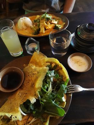 Curry and Pancake at SORA - Vietnamese Vegan Cuisine in Berlin