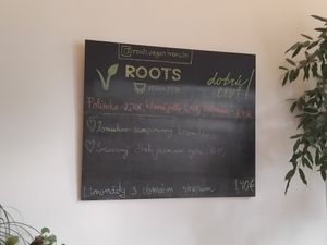 Menu dna at Roots in Trencin