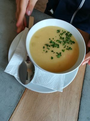 Soup from daily offer at Roots in Trencin