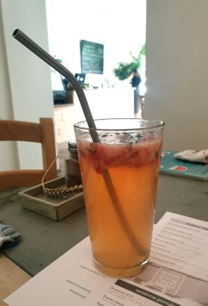 Homemade lemonade.  at Roots in Trencin