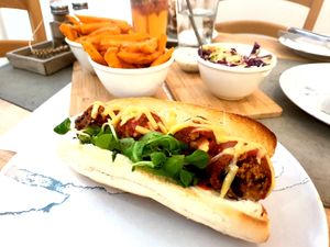 'Meatballs' sandwich. at Roots in Trencin