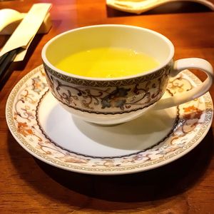 Good tea at Ganglamedo Vegetarian Cuisine in Central Singapore
