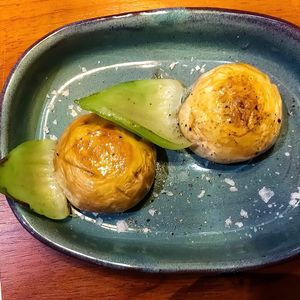Pan fried butter mushrooms vegan  at Ganglamedo Vegetarian Cuisine in Central Singapore