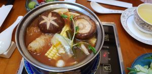 A at Ganglamedo Vegetarian Cuisine in Central Singapore