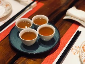 Tibetan Tea at Ganglamedo Vegetarian Cuisine in Central Singapore