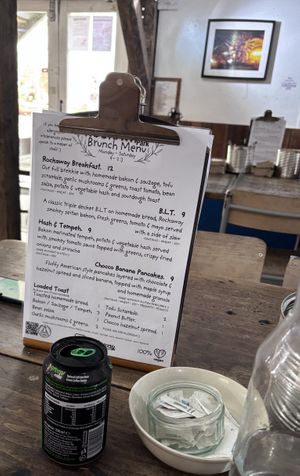 Brunch menu  at Rockaway Cafe in Temple Cloud