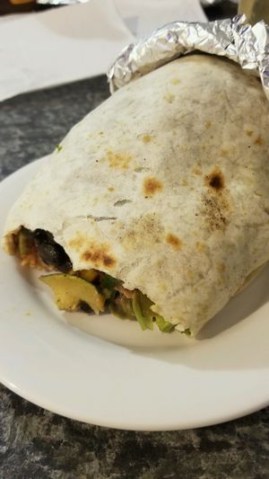 Large vegan burrito ~ BIG & Delicious! at Tesoro Fresh Mex in New Plymouth