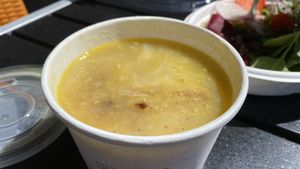 Lentil soup  at Y'not Organic in Pismo Beach