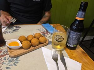 Croquetas at Verde Mostaza in Vigo