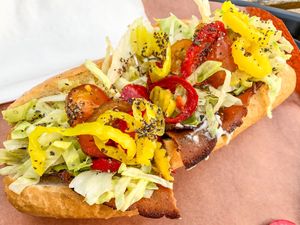 Grinder at Dingers Deli - Food Cart in Portland