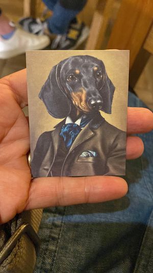 Their business card- so cute! 🥰  at Nicolau Lisboa in Lisbon