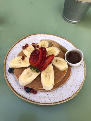 Vegan pancakes   at Nicolau Lisboa in Lisbon