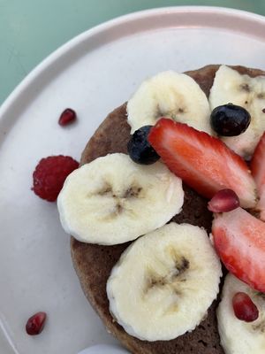 vegan pancakes   at Nicolau Lisboa in Lisbon