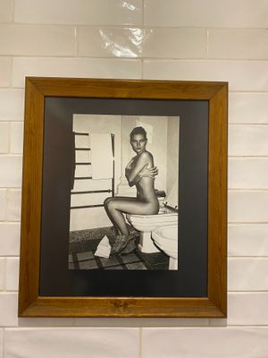 Quadro na casa de banho :) at Nicolau Lisboa in Lisbon