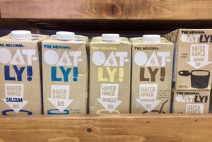 Oatly plant based mylk.

Photo by: Zlata ptička on Facebook at Zlata ptička in Kamnik