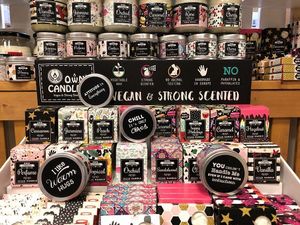 O.W.N. Candles - slovenian vegan candles and waxes.

Photo by: Zlata ptička on Facebook at Zlata ptička in Kamnik