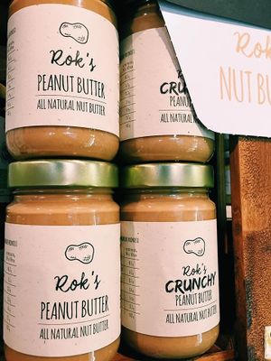 Rok's peanut butter.

Photo by: Trgovina Krajček on Facebook at Trgovina Krajček in Kranj