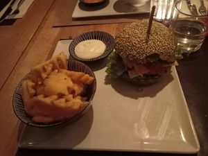 Pesto bread at H&K's - Vlaamsesteenweg in Brussels