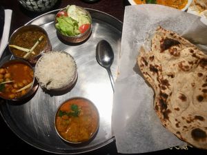 Vegan thali at Jaipur in Innsbruck