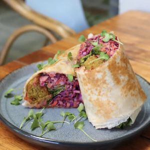 Falafel Wrap  at Baobab Juice & Smoothie Bar in Port Elizabeth