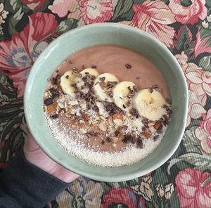 Smoothie bowl  at Baobab Juice & Smoothie Bar in Port Elizabeth