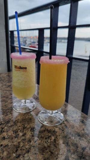 Margaritas and view at El Chango in Tenerife