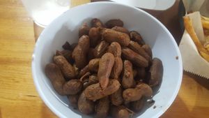Boiled peanuts at Dunedin Brewery in Dunedin