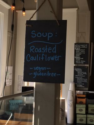  vegan and gf options at Salty Fox Coffee in San Juan Island