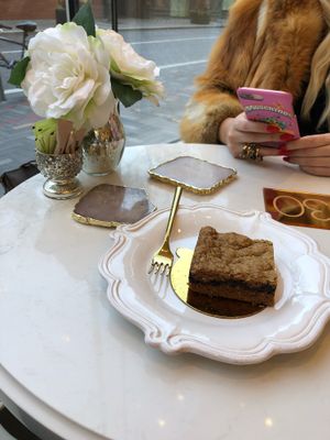 The yummy vegan date square at Sorelle and Co. in Toronto