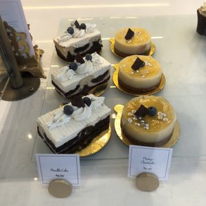 Dessert options  at Sorelle and Co. in Toronto