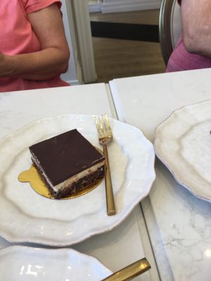 nanaimo bar at Sorelle and Co. in Toronto