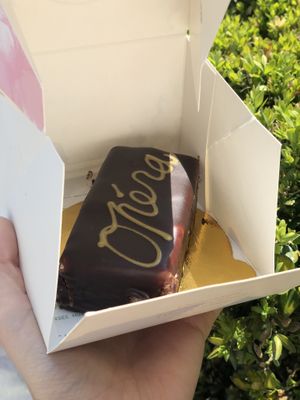 Opera cake  at Sorelle and Co. in Toronto