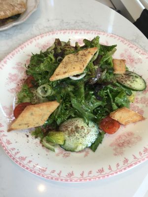 Salade fatouch  at Sorelle and Co. in Toronto