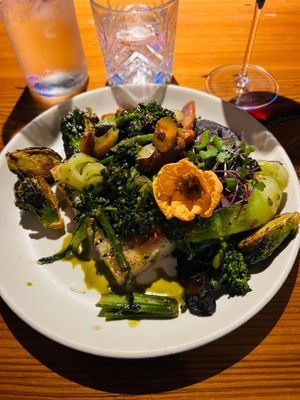 Miso Cilantro Veggies
I came back two nights in a row for this dish!!  at Clearwater Restaurant in Newport