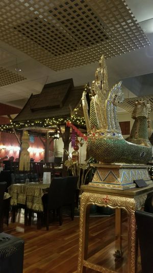 In the restaurant ~ Thai Chef's Restaurant at Thai Chef's Restaurant in New Plymouth