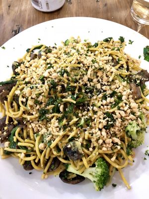 Noodle stir-fry at Amrutha Lounge - Earlsfield in South West London