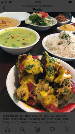 Pakora 😍 at Amrutha Lounge - Earlsfield in South West London