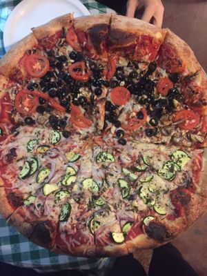 Half and half at Napoli Pizzeria in Vacaville