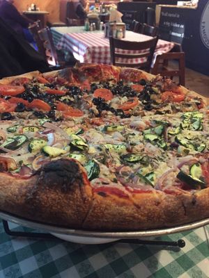 It's so big! at Napoli Pizzeria in Vacaville