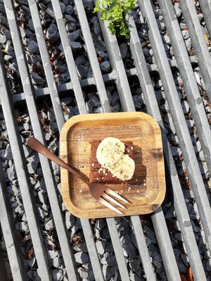 Cougette brownie at Miss Nice Banana in Gouda