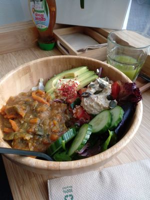 Amazing 'Pumpkin Bowl' at Miss Nice Banana in Gouda