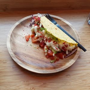 Single 'Jack Taco' - so happy they have singles on the menu now! :) at Miss Nice Banana in Gouda