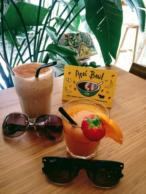 Cool drink in the hot summer!! at Miss Nice Banana in Gouda