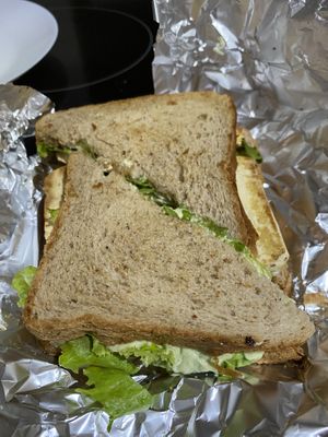 Tofu sandwich  at El Limon in Tenerife