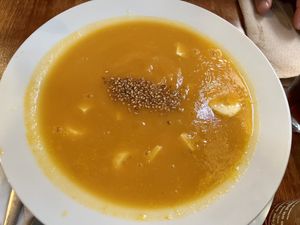 Potaje con plátanos, tofu y sésamo  at El Limon in Tenerife