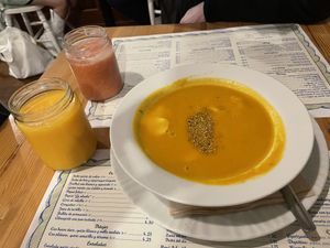 Banana soup   at El Limon in Tenerife
