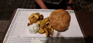 Hamburger Canarien Style vegetarisch at El Limon in Tenerife