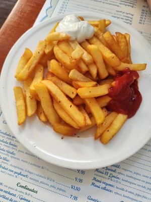 French fries at El Limon in Tenerife