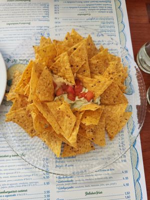 Nachos at El Limon in Tenerife