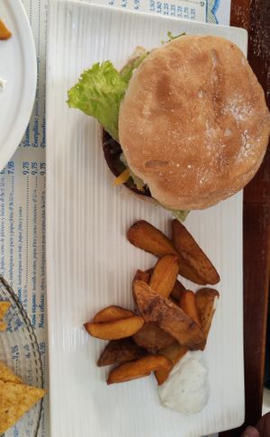 Burger at El Limon in Tenerife